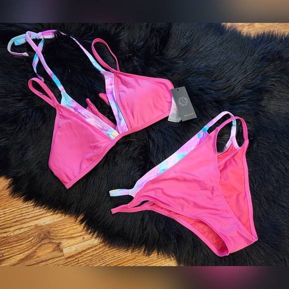 NWT Relleciga Triangle String Binki 2 Piece Women's Size Medium - Picture 5 of 11